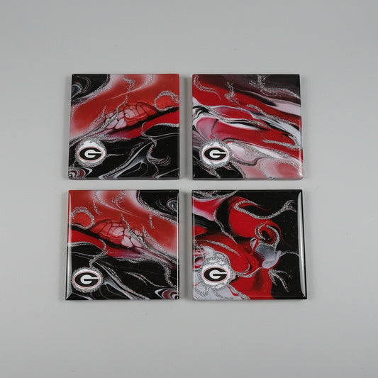 Georgia Bulldogs Coasters