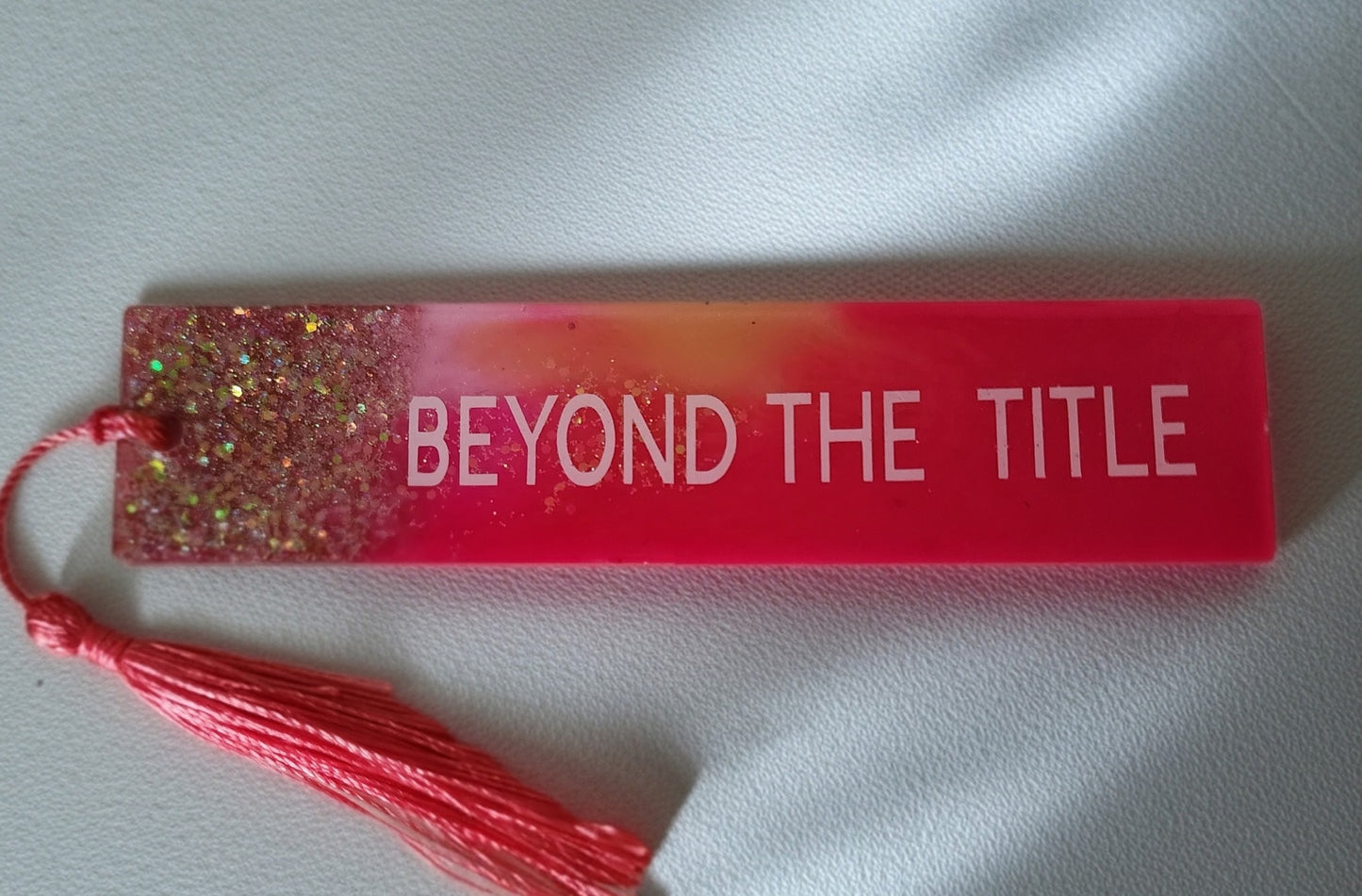 "Beyond the Title" Custom Bookmark