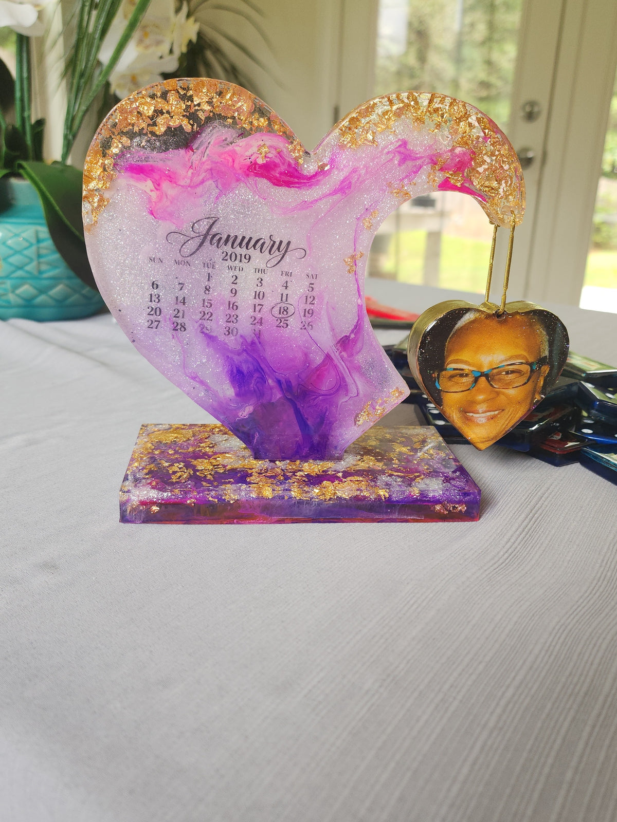Personalized Photo Heart Plaque