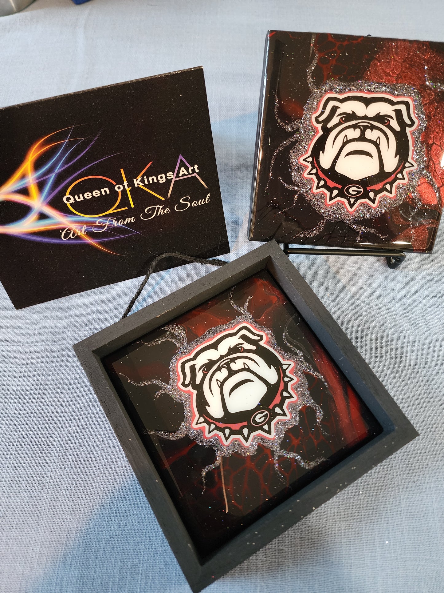 Bulldogs coasters
